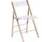 Isl Furnishings Kasper Flex Luxury Modern Folding Chairs Acrylic Lucite New Gold CH43DC-1PK-AR01-PC11 - alternate 1